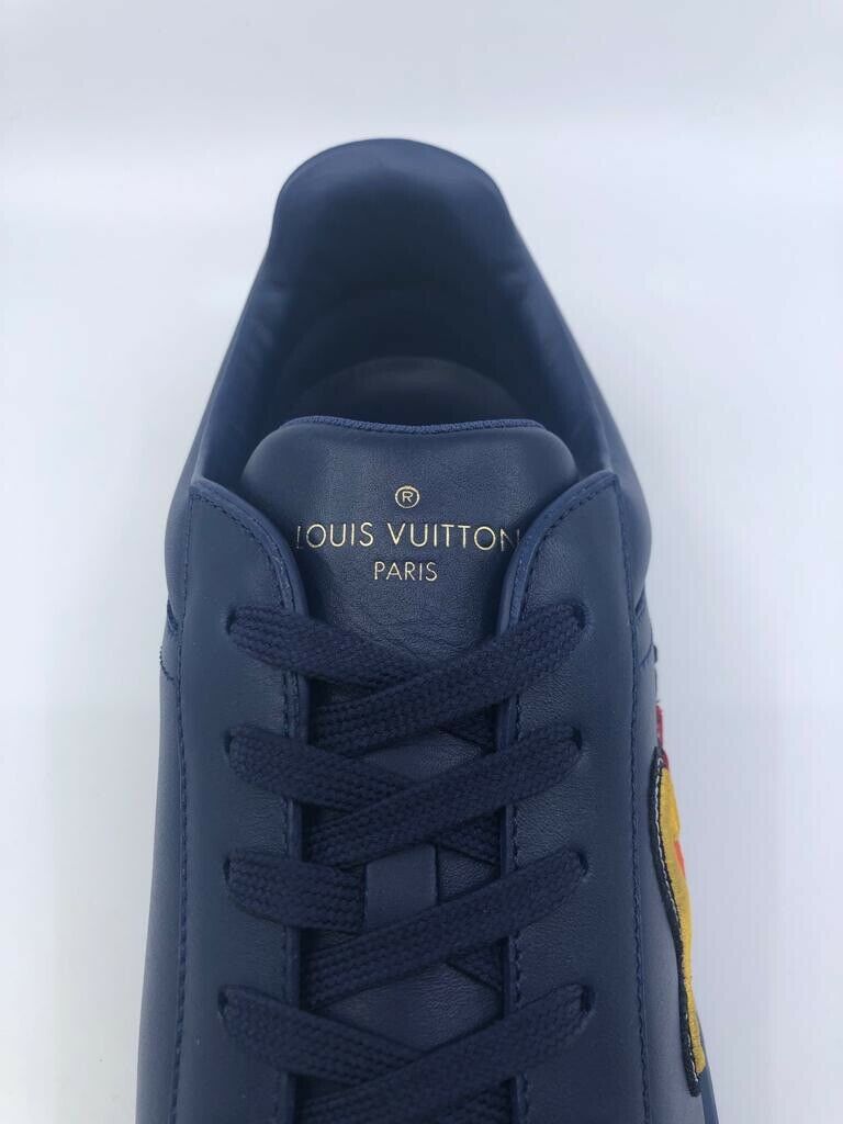LOUIS VUITTON Monogram Luxembourg Sneaker 9 Blue 873924