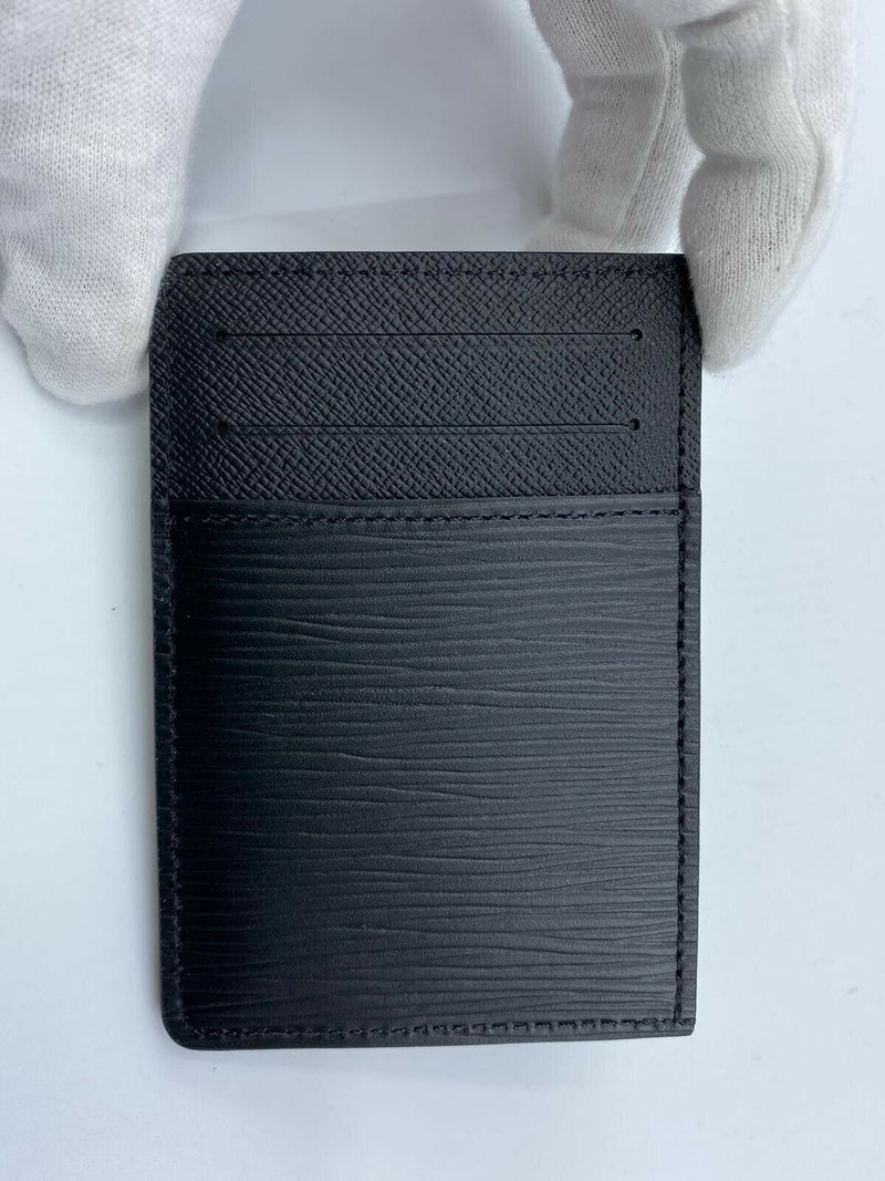 Louis Vuitton Card Holder Porte Cartes Double Monogram Eclipse Black/Grey