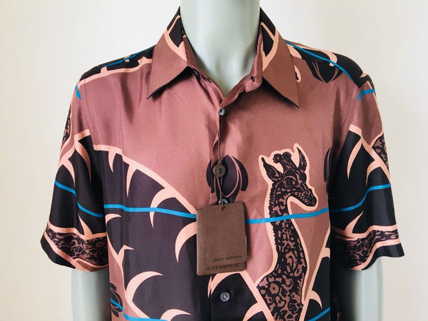 Louis Vuitton Limited Chapman Giraffe Hawaiian Shirt - Luxuria & Co.