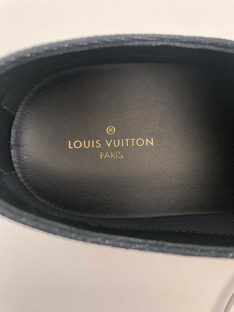 Louis Vuitton Men's Black Canvas LV Forever Tattoo Sneaker size 12 US  / 11 LV
