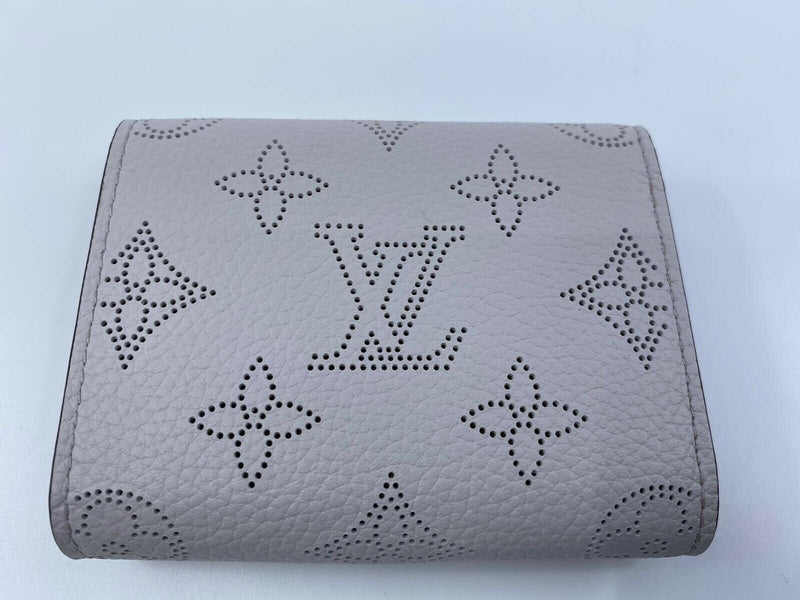 Louis Vuitton Iris Wallet Monogram Mahina XS Brume Grey in Calf Leather  with Silver-tone - US