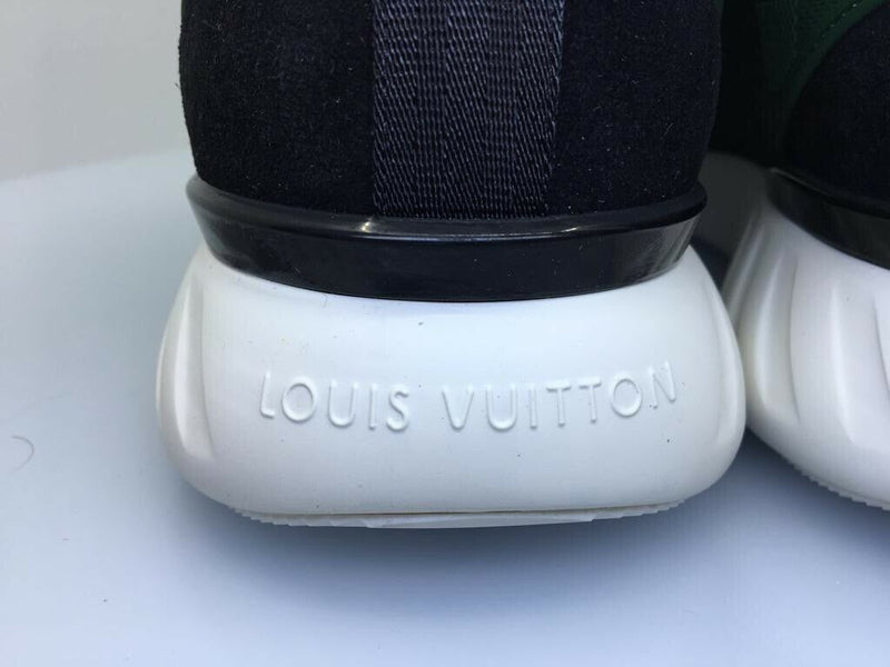 Louis Vuitton Fastlane damier low sneakers red mesh 8.5 US 41.5 EUR GO1115 *