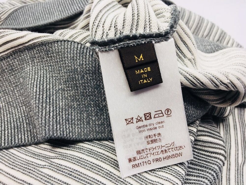 Louis Vuitton - Authenticated Sweatshirt - Cotton Grey Plain for Men, Very Good Condition