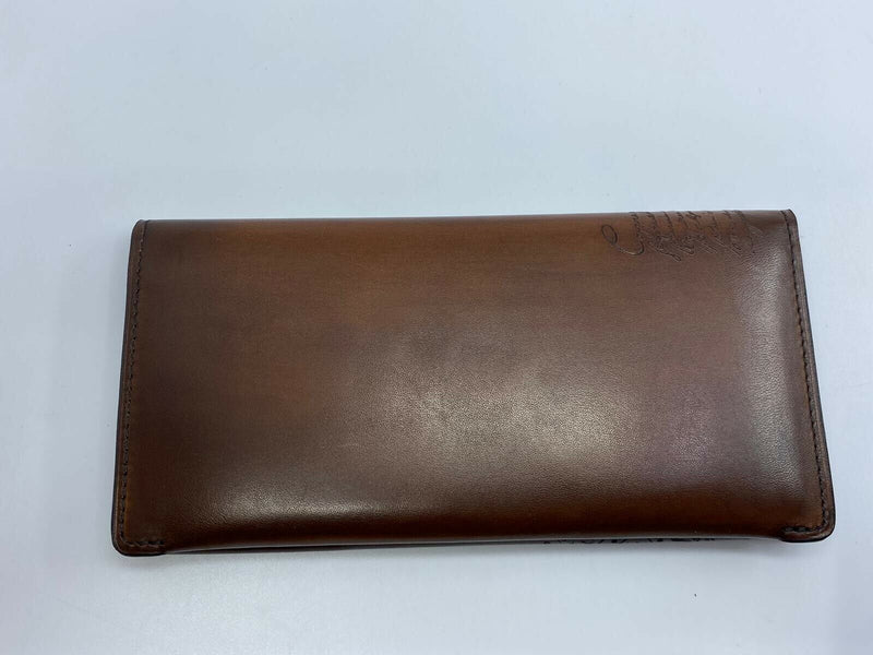 Berluti Espace Scritto Leather Long Wallet - Luxuria & Co.