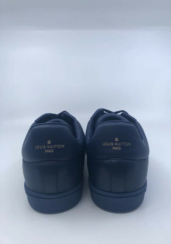 Louis Vuitton Men's Navy Leather Luxembourg Sneaker – Luxuria & Co.