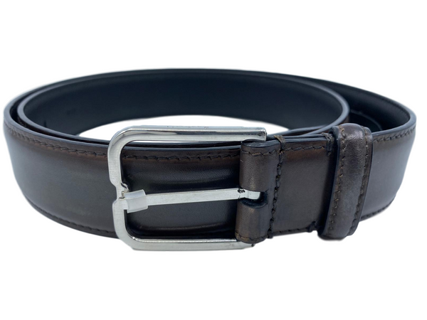 Berluti Essence Scritto Leather Belt - Luxuria & Co.