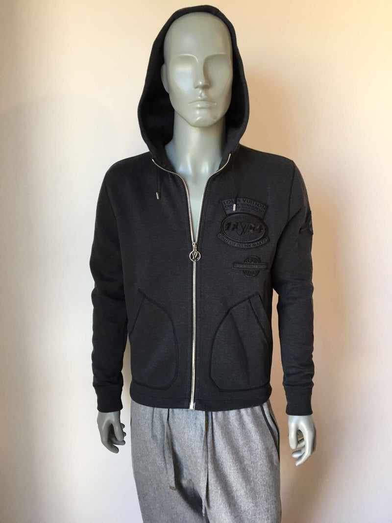 Louis Vuitton Zip Up Patches Hoodie - Luxuria & Co.