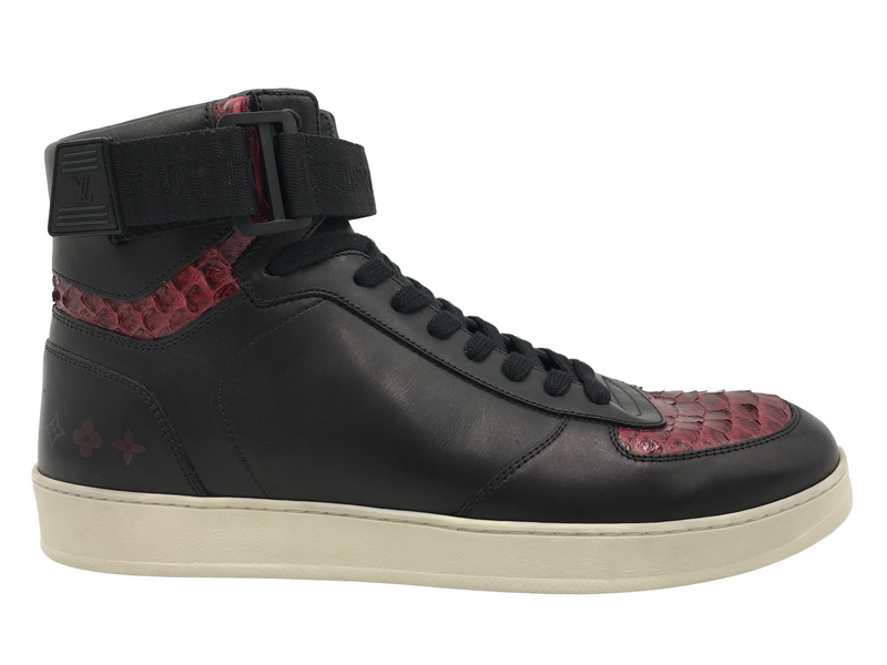 Louis Vuitton Men's Black Python Rivoli Sneaker Boot – Luxuria & Co.