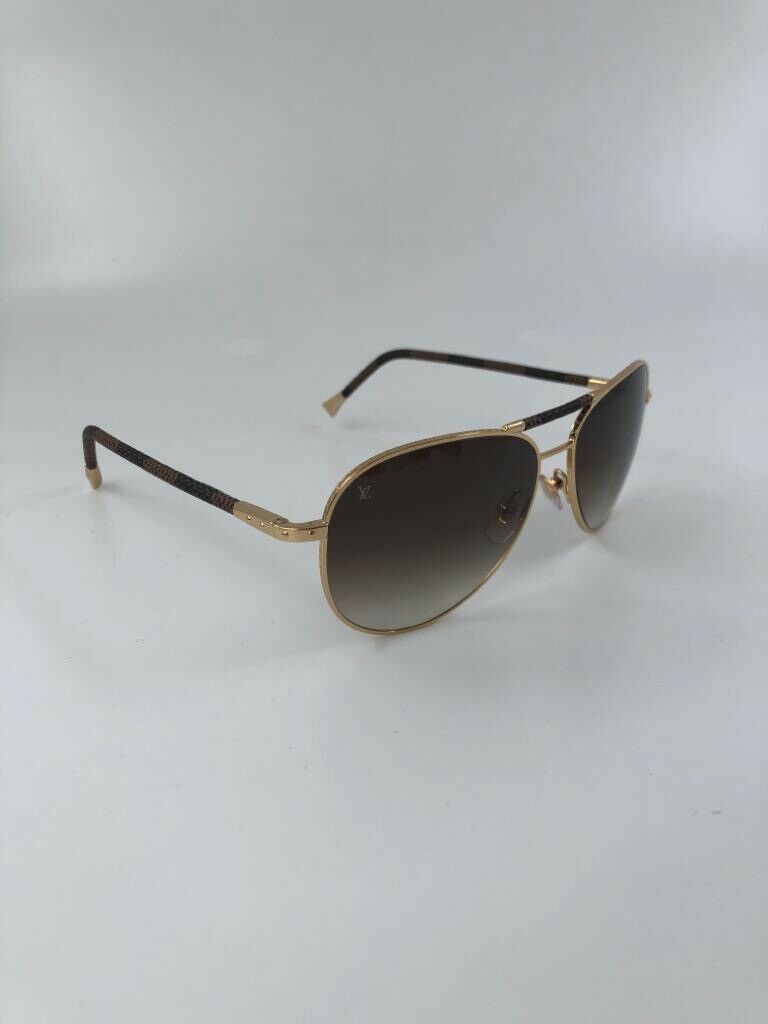 Louis Vuitton Conspiration Pilote Damier Ebene Sunglasses - Luxuria & Co.