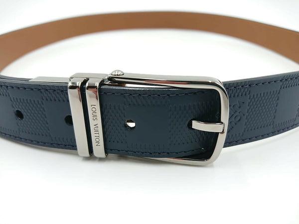 Louis Vuitton Boston Damier Infini Reversible Belt - Luxuria & Co.