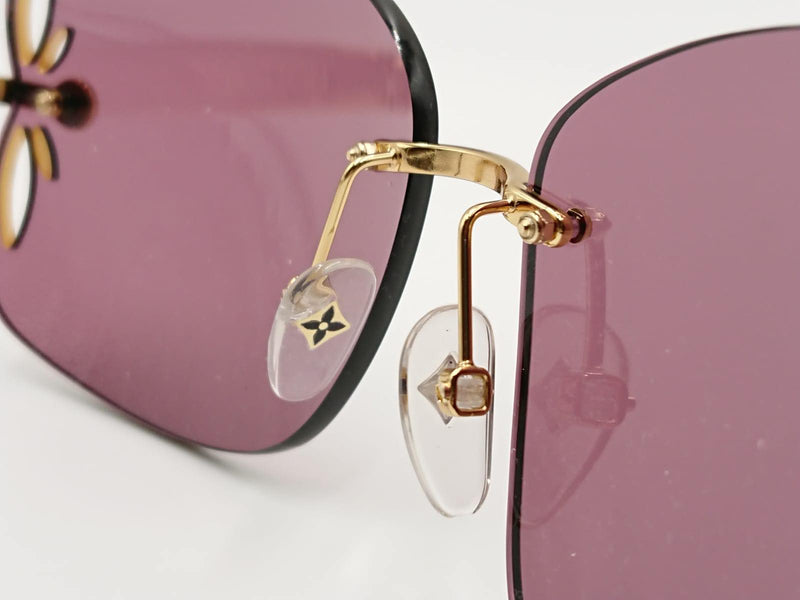 Louis Vuitton, Accessories, Louis Vuitton Lily Strass In Pink Sunglasses