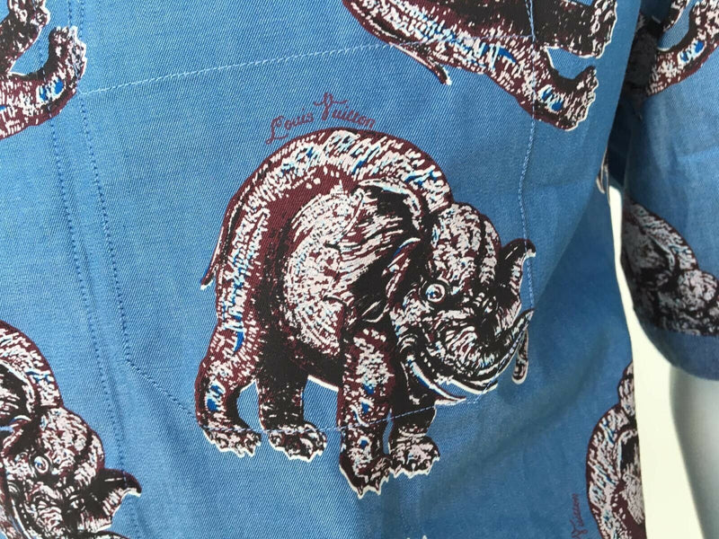 Chapman Elephant Knit Collar Shirt