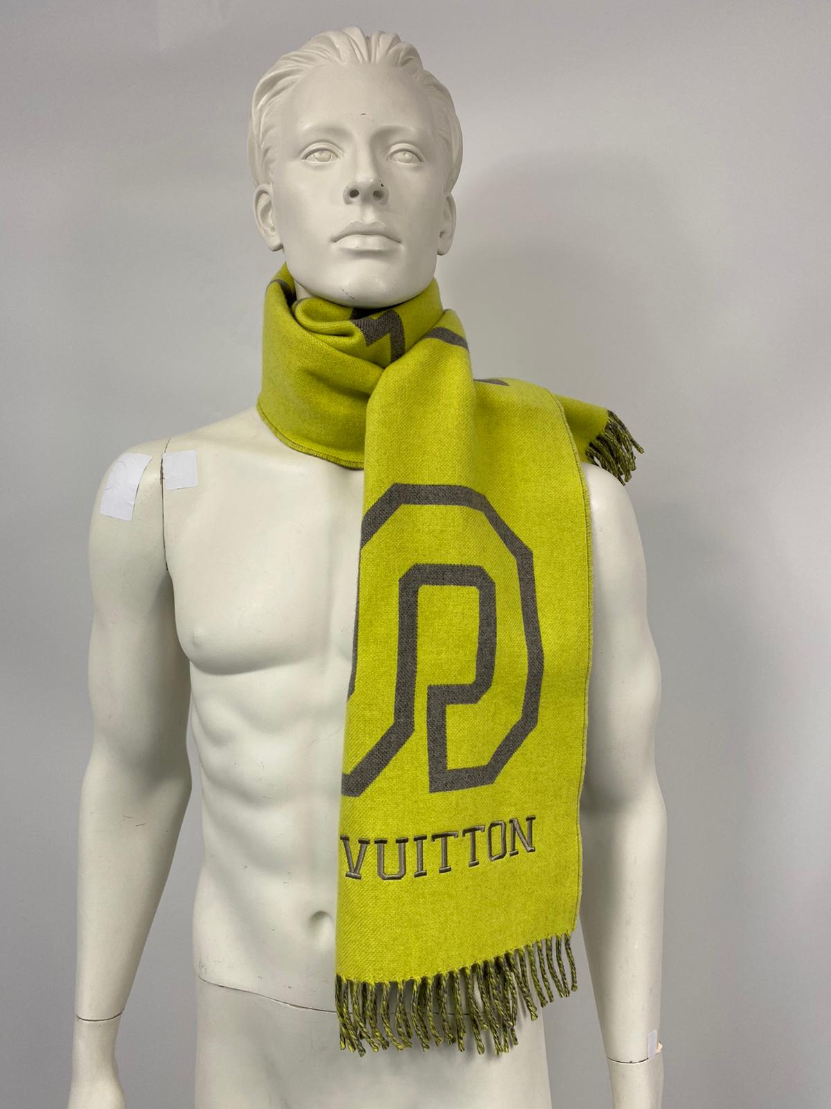 Premium-grade Louis Vuitton Scarf Yellow + Lv Online Mustard
