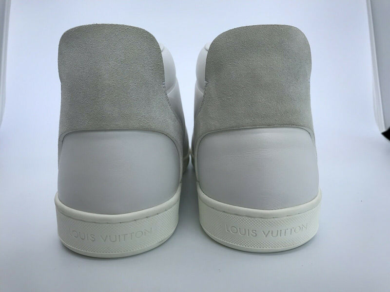 Louis Vuitton Men's White Leather Fuselage Sneaker Boot – Luxuria