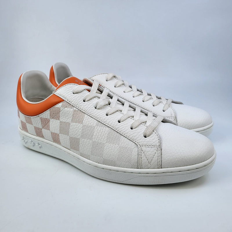 Luxembourg cloth low trainers Louis Vuitton White size 6.5 UK in