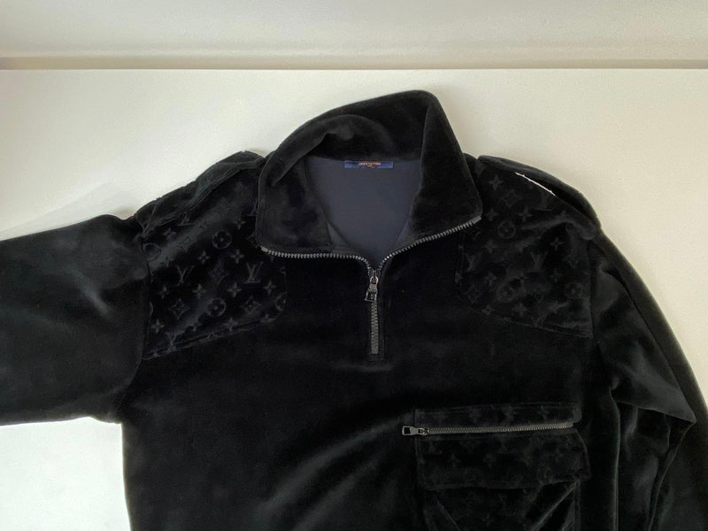 Velvet jacket Louis Vuitton Black size L International in Velvet