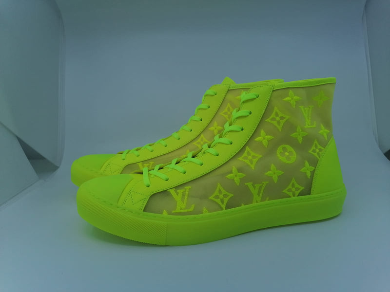 yellow louis vuitton sneakers