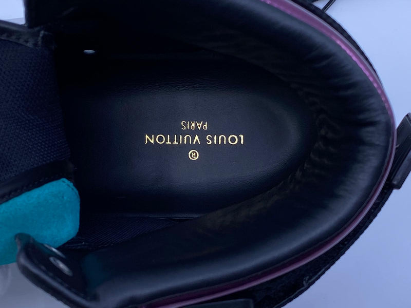 Louis Vuitton 1ABFEZ Rivoli Sneaker , Navy, 5
