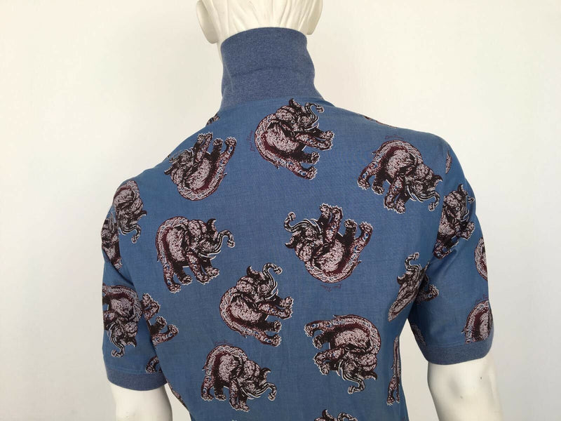 Chapman Elephant Knit Collar Shirt