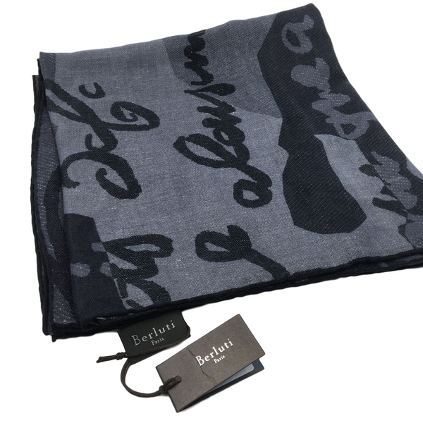 Cashmere & Silk Scritto Scarf – Luxuria & Co.