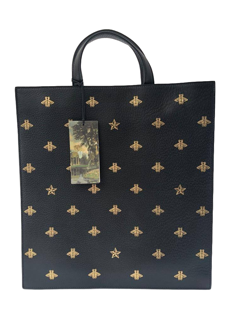 Gucci White Calfskin Mini Sylvie Bee Star Top Handle Bag | myGemma | Item  #112967