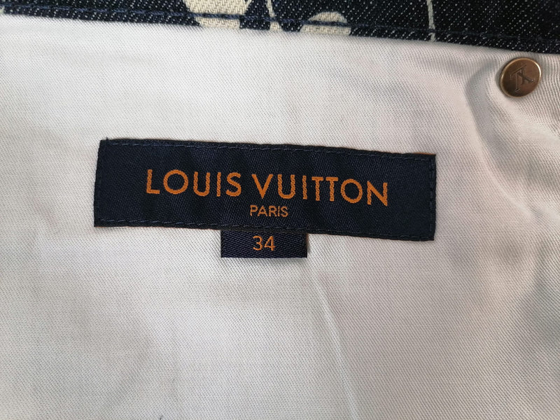 Louis Vuitton x NBA Flared Denim Pants Blue Men's - FW21 - US