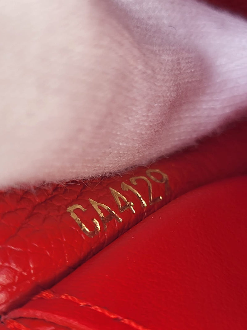 Louis Vuitton Red Empreinte Emilie Wallet Leather ref.719575
