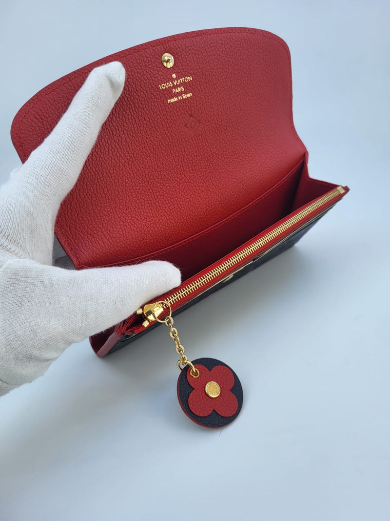 Louis Vuitton Red Monogram Flore Compact