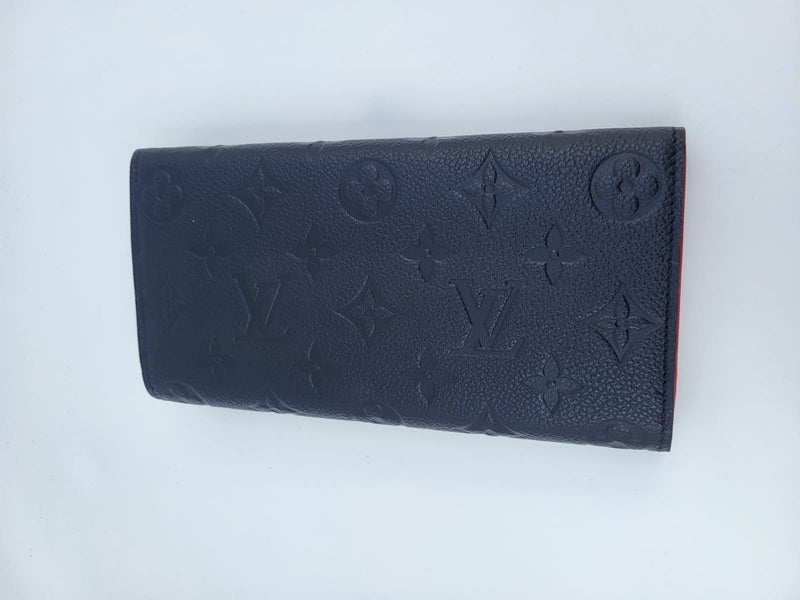Louis Vuitton Red Empreinte Emilie Wallet Leather ref.719575