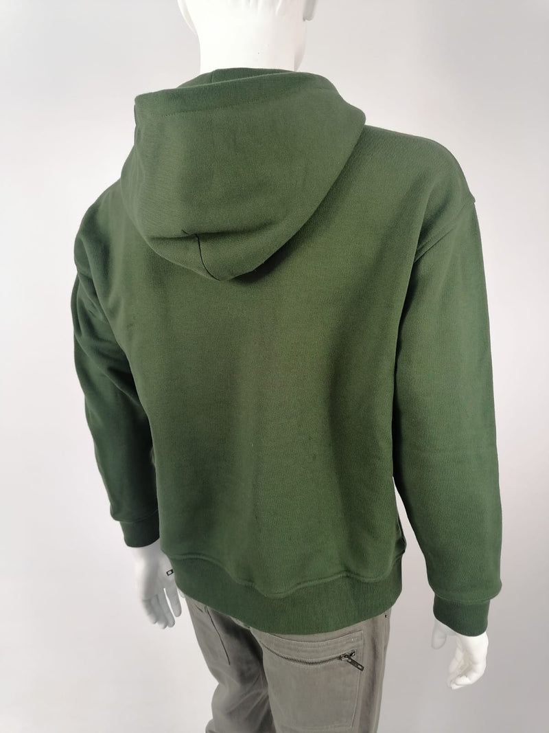 3D Patched Pocket Half Zipped Sweater