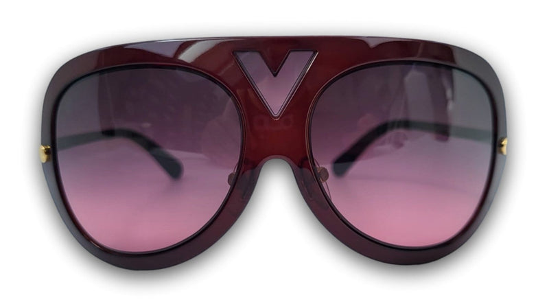 Louis Vuitton My Monogram Round Sunglasses Black Acetate. Size E