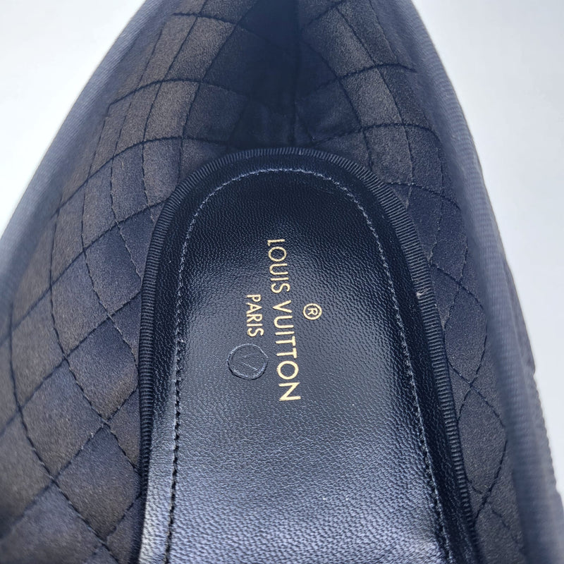 Louis Vuitton Men's Black Damier Velvet Auteuil Slipper – Luxuria & Co.
