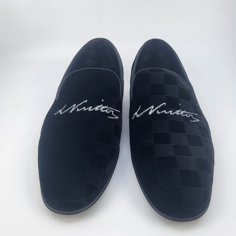 Louis Vuitton Auteuil Slipper in Black for Men