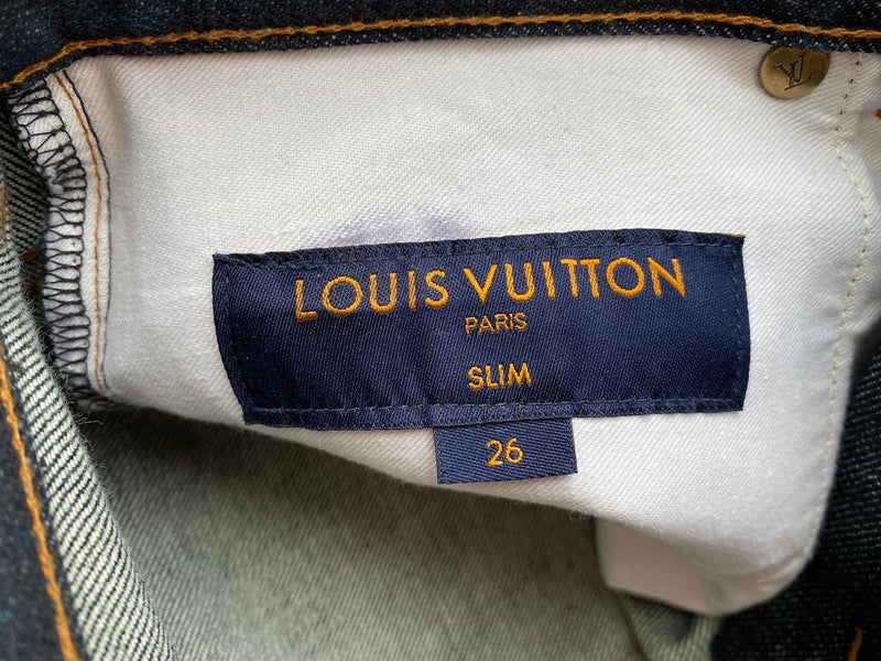 Louis Vuitton - Authenticated Jean - Cotton Blue Plain for Men, Very Good Condition