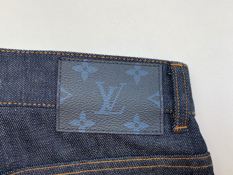 Louis Vuitton Men's Kahki Monogram Patch Slim Jeans – Luxuria & Co.