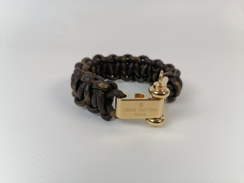 Leather bracelet Louis Vuitton Brown in Leather - 18828508