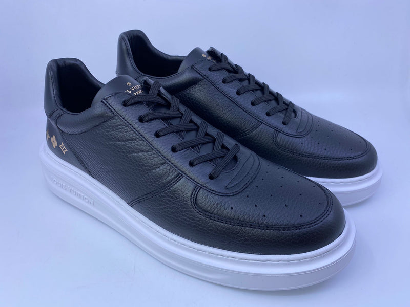 Beverly hills leather low trainers Louis Vuitton Black size 5 UK