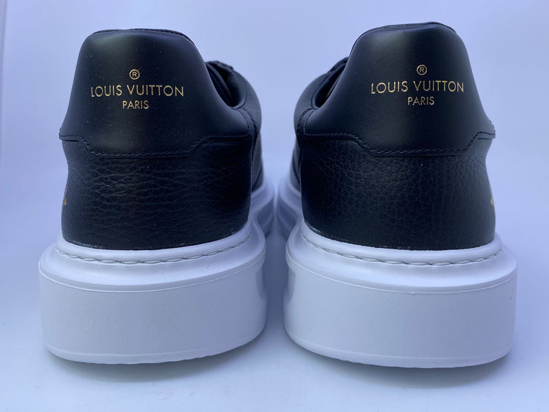 Louis Vuitton LV Beverly Hills trainers Black Leather ref.494263