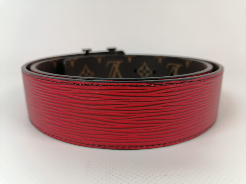 Initiales leather belt Louis Vuitton Multicolour size 95 cm in