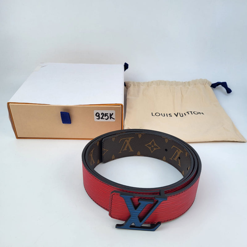 Bi-Color Monogram LV Initiales Reversible Belt [Variant 38"]
