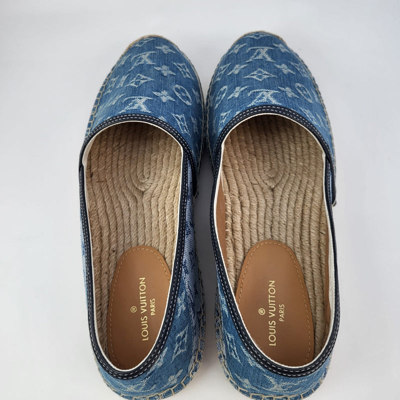 Louis Vuitton Espadrilles Blue Denim ref.39301 - Joli Closet