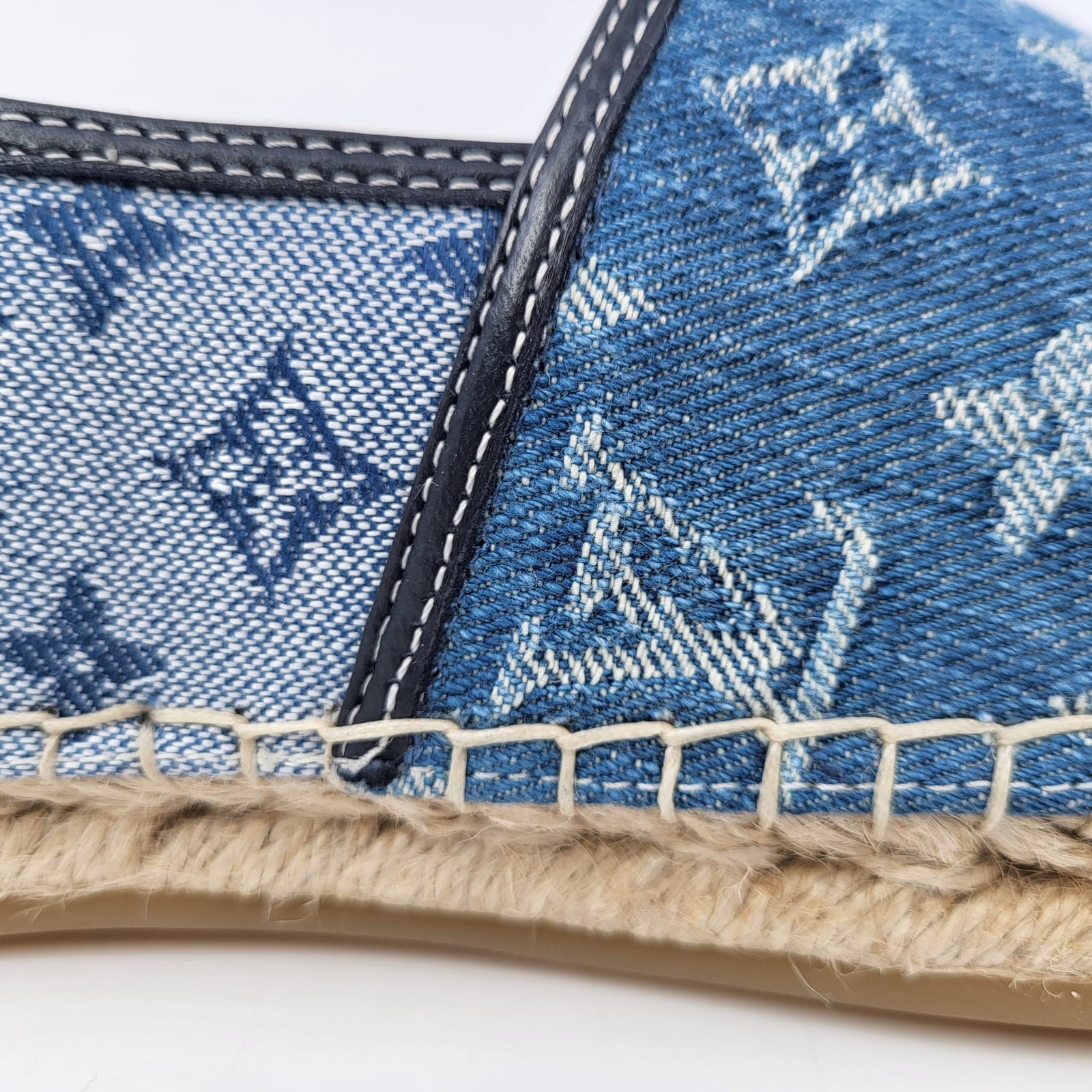 Mens Louis Vuitton Denim Blue Espadrilles Louis Vuitton Men main image 2
