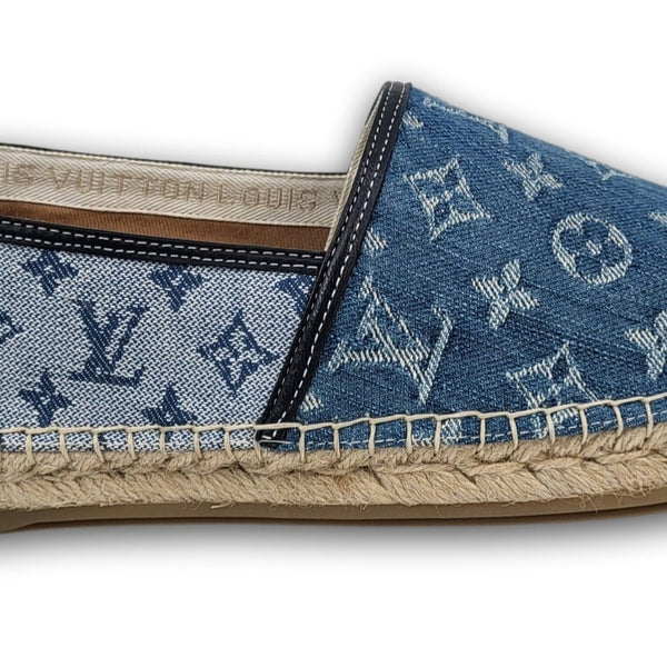 Louis Vuitton Denim Espadrille To Purchase: My contact info can be found in  my bio #LouisVuitton #LV #LouisVuit…