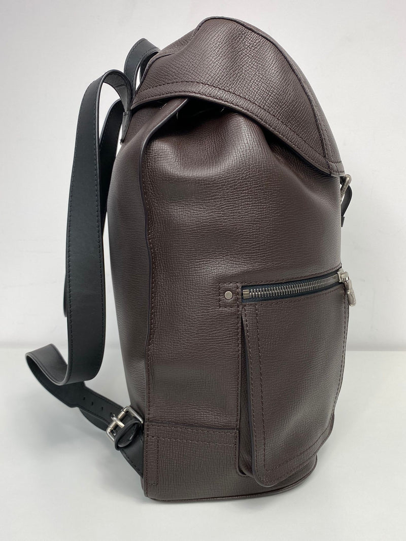 canyon backpack louis vuitton Louis Vuitton Men's Brown Leather Utah Canyon Backpack – Luxuria & Co