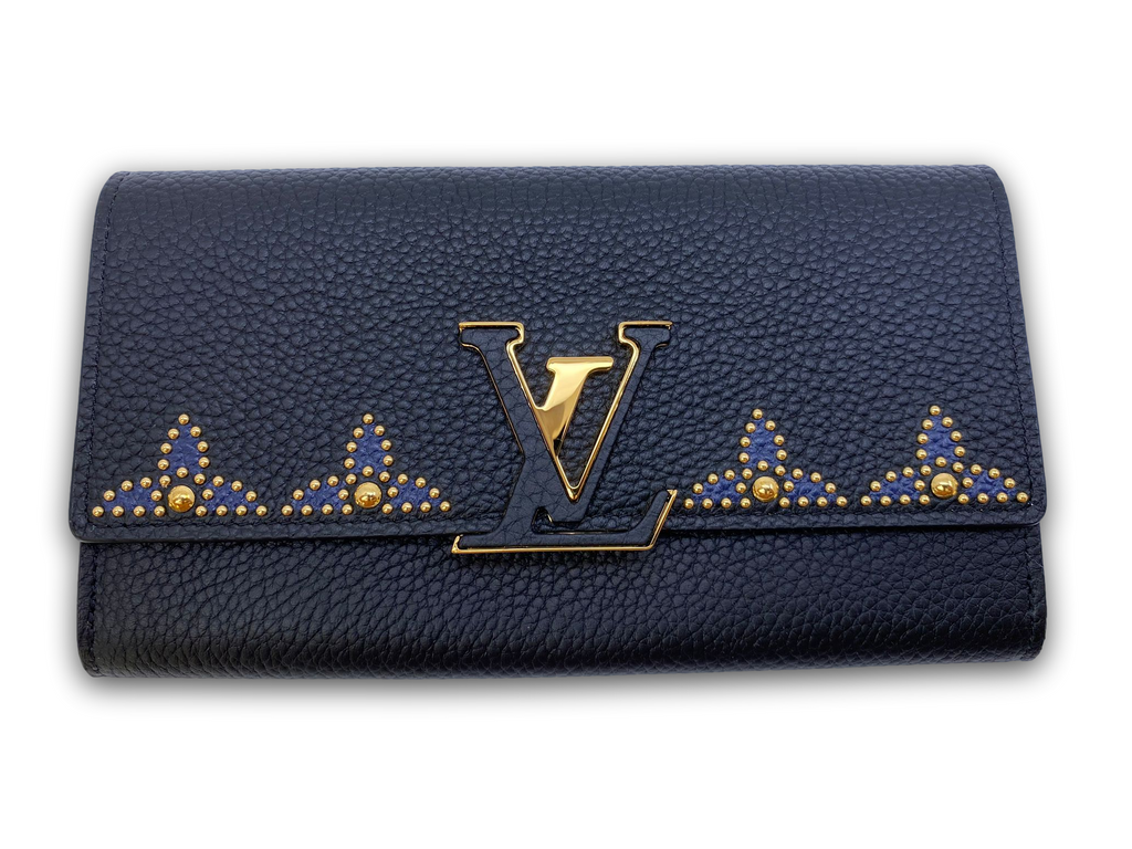 Louis Vuitton, Bags, Louis Vuitton Taurillon Leather Capucines Wallet W  Box Dust Bag