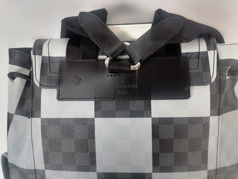 louis vuitton christopher backpack pm red Louis Vuitton Men's Damier Graphite Giant Canvas Christopher PM Backpack N40400 – Luxuria & Co