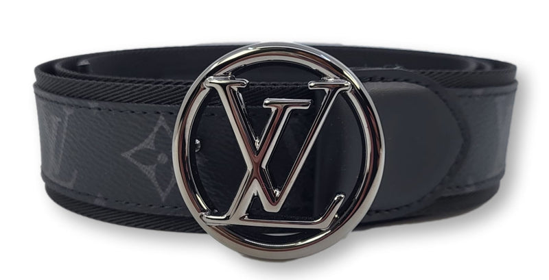 Louis Vuitton Men's LV Circle Monogram Eclipse 40 MM Belt M0116Q – Luxuria  & Co.