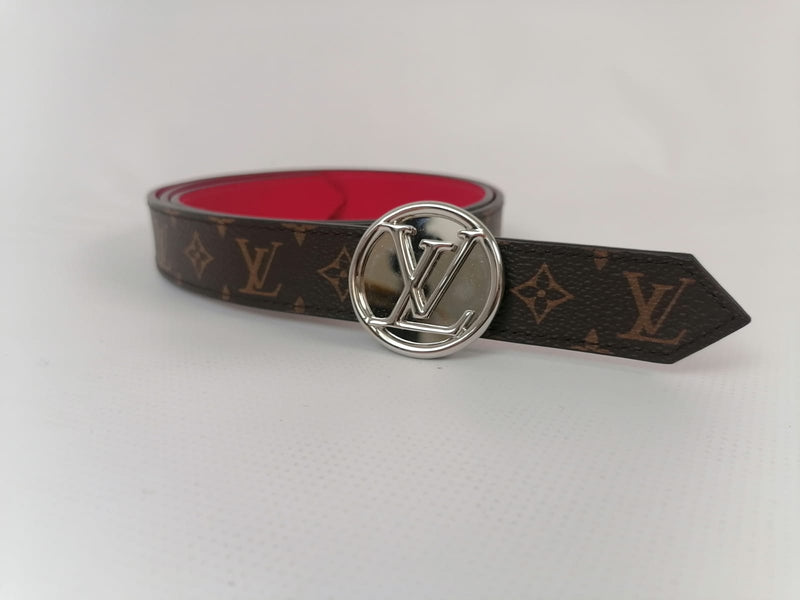 Louis Vuitton Red Monogram Vernis Belt 90CM Louis Vuitton