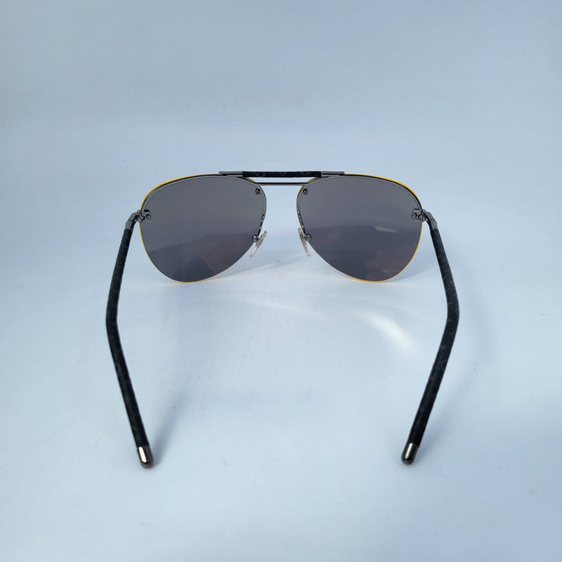 Louis Vuitton Men's Clockwise Monogram Eclipse Canvas Sunglasses W