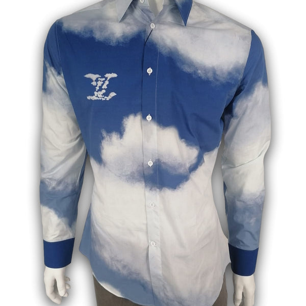 Louis Vuitton 2020 Clouds Shirt w/ Tags - Blue Casual Shirts, Clothing -  LOU760575